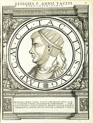 Tacitus, illustration de Imperatorum romanorum omnium orientalium et occidentalium verissimae imagines ex antiquis numismatis